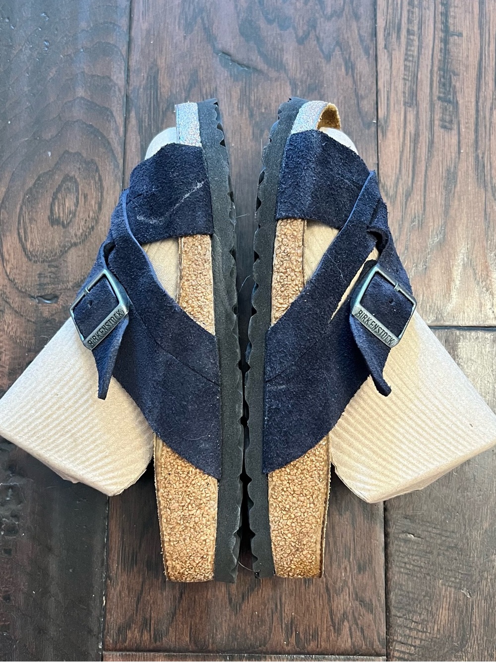 Birkenstock Lugano Soft Footbed Suede Leather - Picture 4 of 8